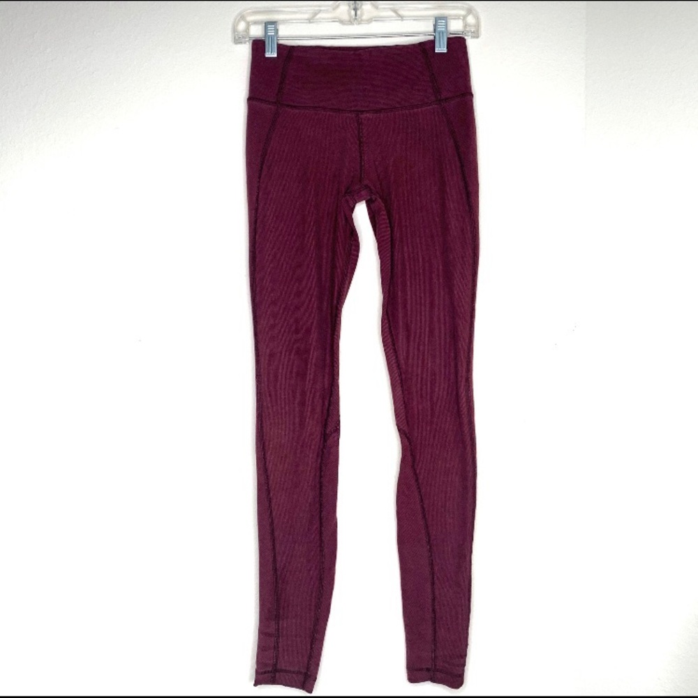 Lululemon Burgundy Leggings